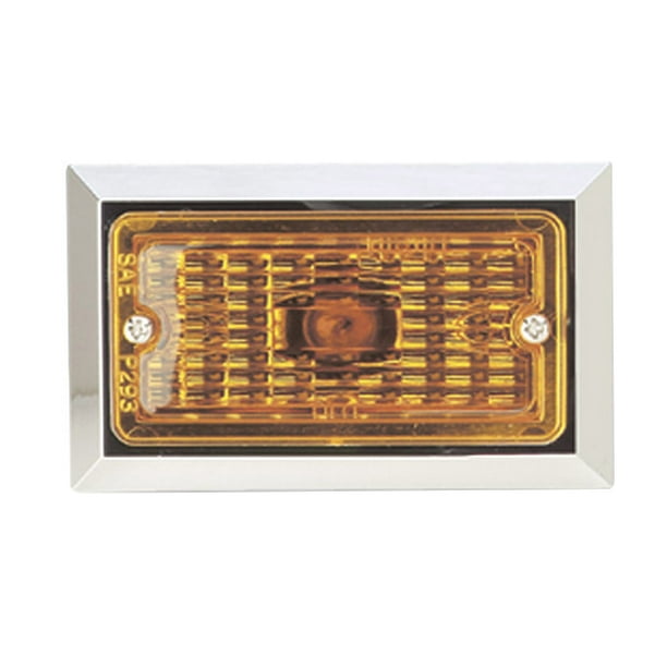 Grote 47053 Yellow Rectangular Clearance Marker Light Grote 47053 Yellow Rectangular Clearance Marker Light